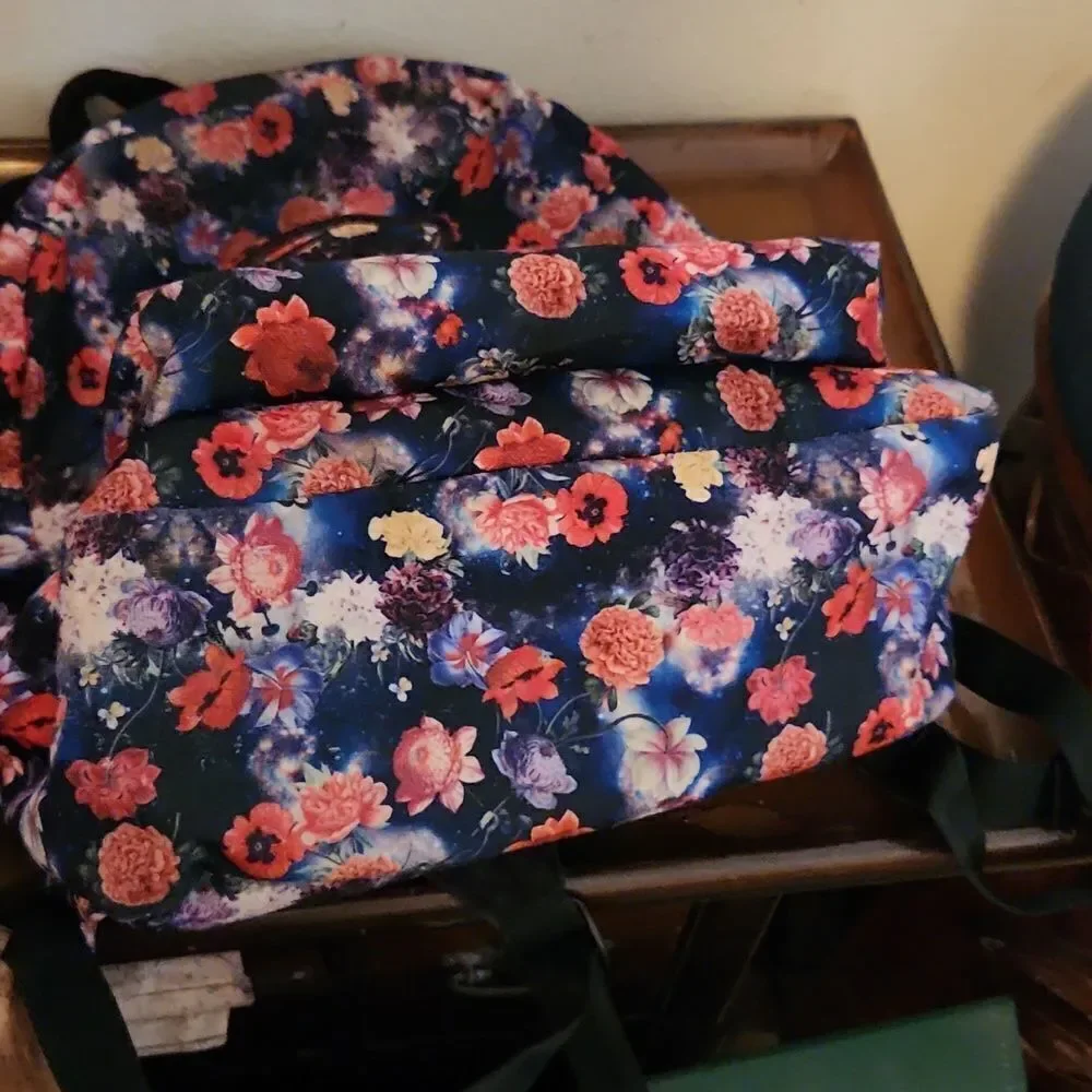 Vans Off The Wall Realm Galaxy Floral Backpack